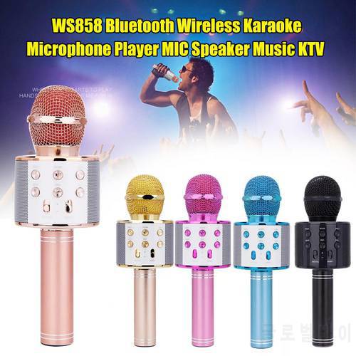 Bluetooth Karaoke wireless microphone professional condenser karaoke mic with stand radio Handheld mikrofon recording studio