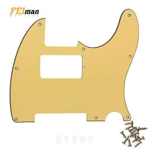 Feiman Guitar Accessories Pickguards With 8 Screws For American Standard PAF Humbucker Tele Telecaster Guitar Scratch Plate