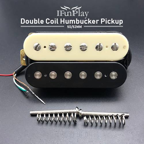 Screamers Double Coil Humbucker Pickup Set Ceramic Magnet Neck Bridge Pickup 48MM/50MM for Electric Guitar