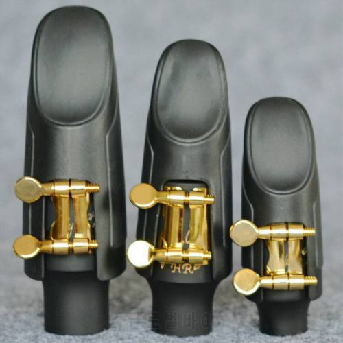 New HR* Bakelite Saxophone Mouthpiece For Alto Tenor Soprano Sax Brand Instrument Accessories