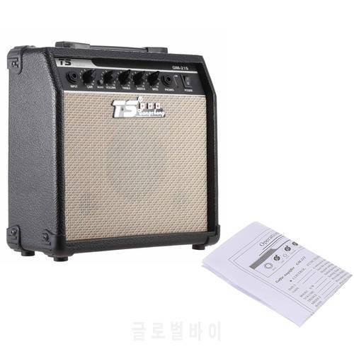 High Quality GM-215 15W Electric Guitar Amplifier Amp Distortion with 5