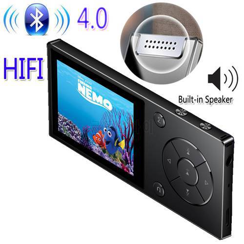 New Original RUIZU D11 Bluetooth MP3 Player Music Player 8GB Metal Music Player with Built-in Speaker FM Radio Support TF Card