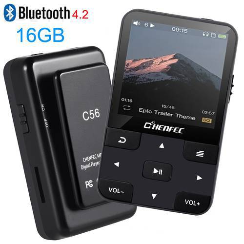 2021 New Mini Original Clip Bluetooth MP3 Player HIFI Lossless Music Player with Recorder, FM Radio Support TF Card+Free Armband