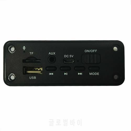 Bluetooth MP3 WMA Decoder Board DC 5V Audio Module USB TF Radio Wireless FM Receiver MP3 Player 2 x 3W Amplifier