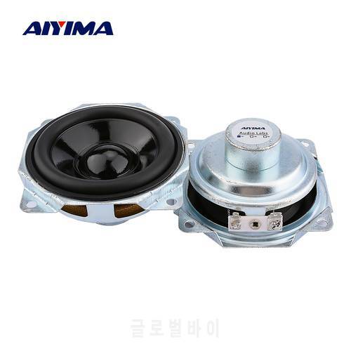 AIYIMA 2Pcs 3 Inch Waterproof Full Range Mini Portable Speaker 4 Ohm 10W DIY Outdoor Shower Music Speaker Driver Loudspeaker