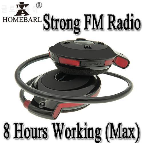 8 Hours Work Strong FM Radio 503 Bluetooth 4.0 Headset Mini 503 Sport Wireless Headphones Earphone + 64GB 32GB 16GB 8GB TF Card