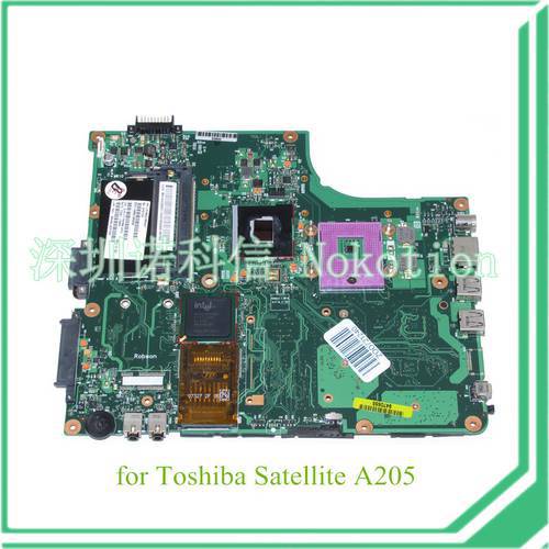 PN 1310A2109427 SPS V000108660 For toshiba satellite A200 A205 Laptop motherboard GM965 DDR2