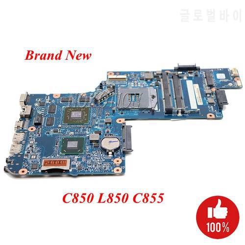 NOKOTION Brand new H000052560 Laptop Motherboard for toshiba Satellite L850 C850 L855 c855 Mainboard HM76 DDR3 7670M Full test