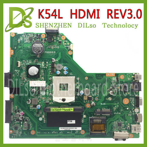 KEFU K54L For ASUSS X54C K54L REV 3.0 Notebook K54L HDMI Laptop Motherboard PC Main board Test Motherboard Fast shipping