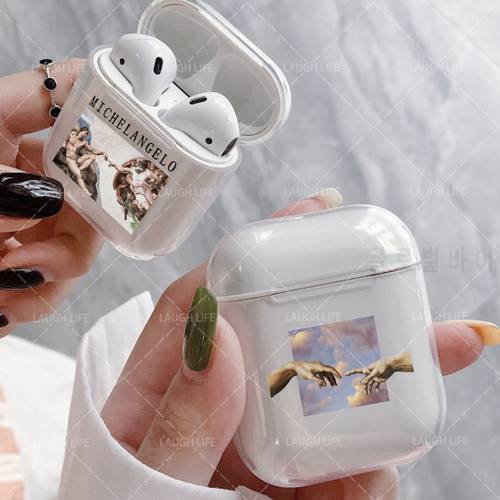 Silicone Cover for Airpods 1 2 Case Cute INS Luxury Earphone Clear Case For Apple Airpods Pro Wireless Bluetooth Fashion Style
