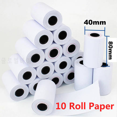 10 rolls 80mm Thermal Paper Roll for Thermal Printer Xprinter Mobile Bluetooth Printer