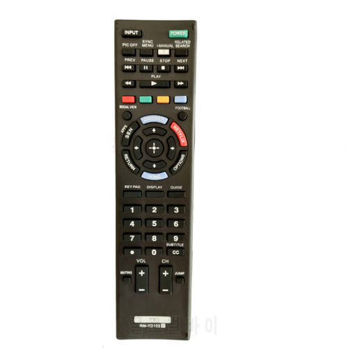 Remote Control RM-YD103 For SONY Bravia LED HDTV KDL - 32W700B 40W580B 40W590B 40W600B 42W700B XBR-55X800B KDL60W630B2