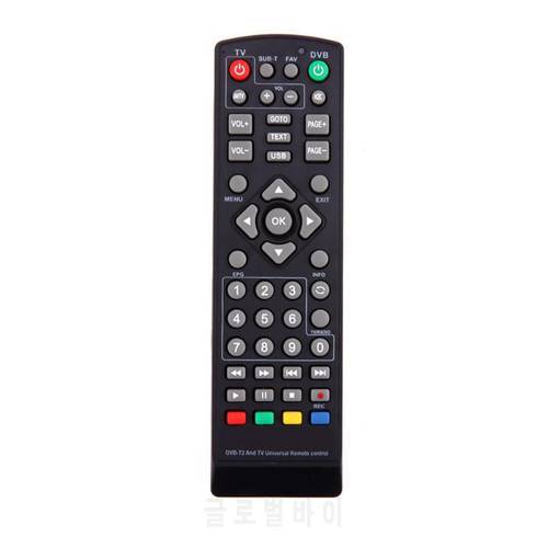 1Pc IR Universal Remote Control Replacement for TV DVB-T2 for Satellite Television Receiver Home Use Black