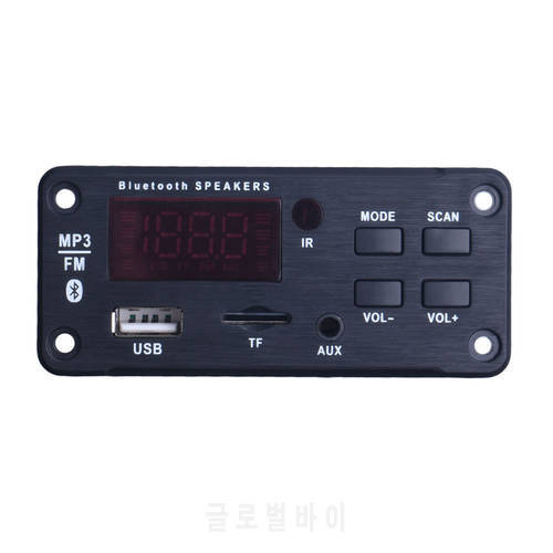 Wireless Bluetooth MP3 Decoding Board Audio Module Remote Control Support USB TF AUX FM For Car accessories
