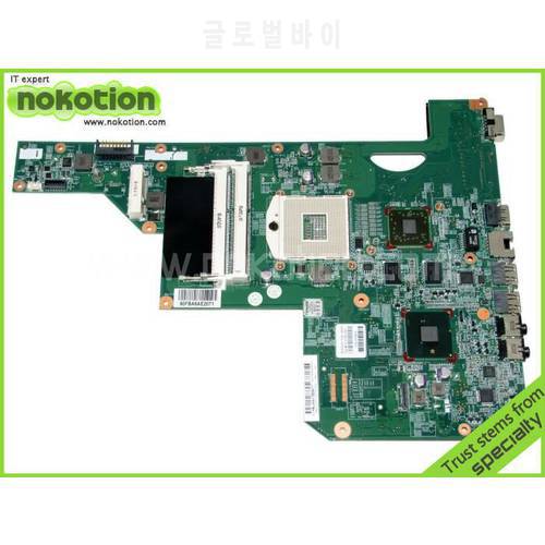 NOKOTION 615381-001 615382-001 For HP COMPAQ G62 CQ62 Series Laptop Motherboard HM55 DDR3 HD5470 With CPU