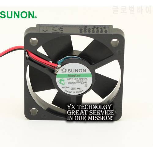 For SUNON KDE1205PFV3 12V 0.8W 5010 50mm ultra-quiet cooling fan 50*50*10mm