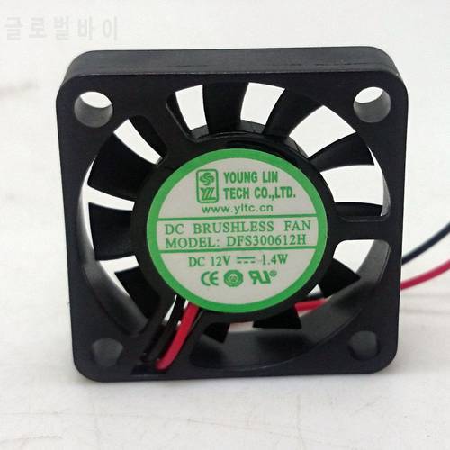 NEW YOUNG LIN DFS300612H 3006 3CM slim cooling fan
