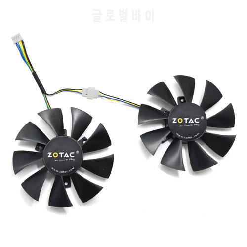 85mm GA91S2H 12V 0.35A 40*40*40mm 4Pin VGA Fan For ZOTAC GeForce GTX 1060 AMP Edition GTX1070 MINI Graphics Card Cooling Fan