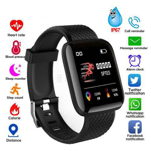 Smart Watch D13 1.3inch OLED Color Screen Bluetooth-compatible Waterproof Sport Smart Watch Bracelet Fitness Tacker for Android