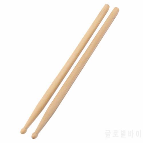 Drumsticks Lightweight Wood Color Drum Sticks Musical Aparts Maple 5A Size Maple Wood Drumsticks Stick For Drum 1 Pair