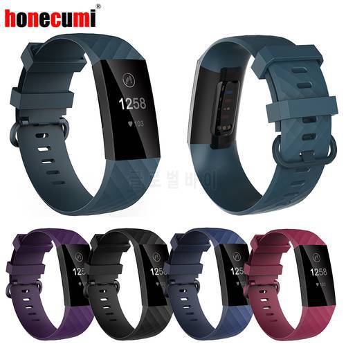 Honecumi For Fitbit Charge 3 Band Wrist Strap Fitness Tracker Replacement Strap For Fitbit Charge 3 Multi Colors Wrist Bracelet