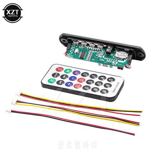 Bluetooth Audio Decoder Board Module MP3 Player LED MP3 WMA WAV decoder board For 12V USB TF FM for car audio speaker