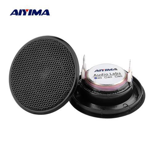 AIYIMA 2Pcs 1 Inch Tweeter Car Speaker Units 4 6 Ohm 30W Neodymium 25 Core Dome Silk Membrane Treble Sound Speaker Home Theater