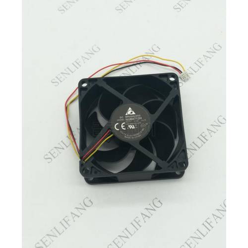 Genuine new for Delta Electronic NUB0712H R00 DC 12V 0.23A 70x70x25mm 3-wire Server Cooler Fan