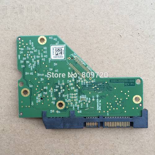 HDD PCB circuit board logic board 2060-800055-000 REV A/P1 for WD 3.5 SATA hard drive repair data recovery