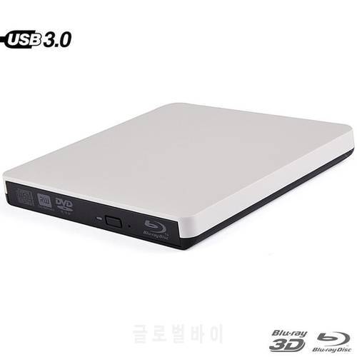 External Blu-ray DVD Drive Portable USB3.0 Blu-ray Burner HD CD/DVD Player Writer Plug and Play For PC/MAC Desktop HP DELL