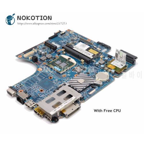 NOKOTION 598667-001 598669-001 For HP ProBook 4520s 4720s Laptop Motherboard HM57 DDR3 H9265-2 48.4GK06.041 Free CPU