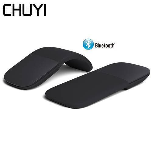 Bluetooth 4.0 Wireless Mouse Silent Arc Touch Roller Ultra-Thin Computer Mause Gaming Folding Laser Mice For Microsoft PC Laptop