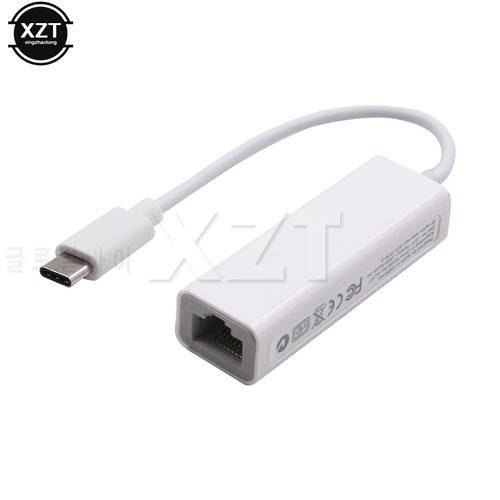 USB Ethernet Adapter 10/100Mbps Network Card Rj45 Type c USB C Lan For Macbook Windows Wired Internet Cable