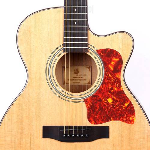 1Pcs Acoustic Guitar Pickguard Pick Guard Self-adhesive Celluloid Fit for 40