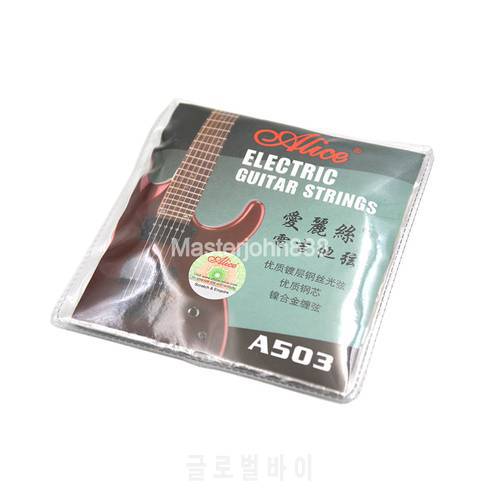 Alice A503-L/SL Electric Guitar Strings Plated Steel&Nickel Alloy Wound 1st-6th Strings Free Shippng