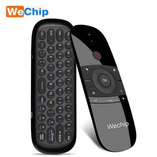 W1 2.4G Air Mouse Wireless Keyboard 6-Axis Motion Sense IR Smart Remote Control USB Receiver for Smart TV Android TV BOX