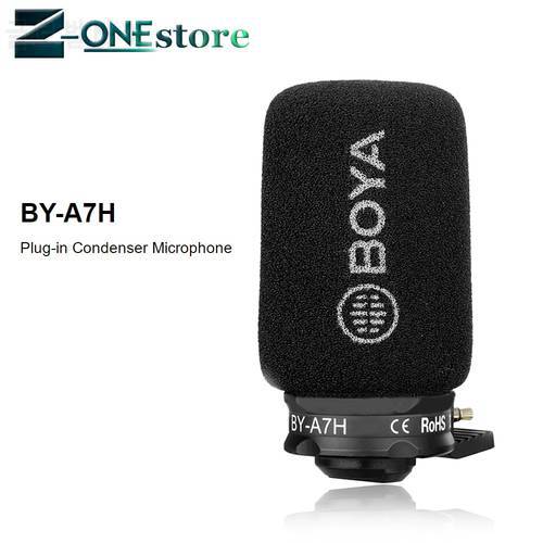 BOYA 3.5mm Capacitor Microphone for Smartphone for Phnoe Live High sound quality BY-a7h