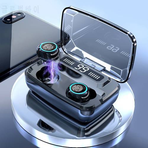 Bluetooth Earphones M11 TWS Sports Fitness Wireless Headsets Stereo Wireless Bluetooth Earphone With Charging Box for All Phone
