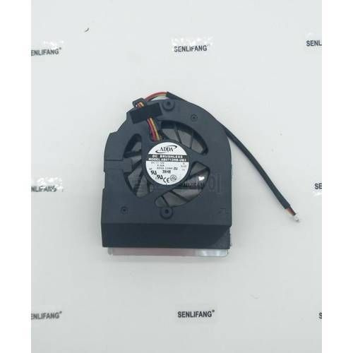 Original for ADDA AB0712HB-UB3 12V 0.30A 3 wire double ball notebook CPU fan