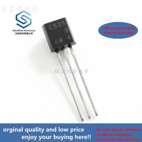 10pcs 100% orginal and new 2SC535B 2SC535C C535B/C TO-92 NPN transistor triode two models