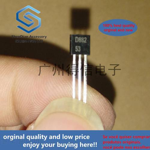 30pcs 100% orginal new TSD882S D882 882 TO-92 Low Vce(sat) NPN Transistor real photo