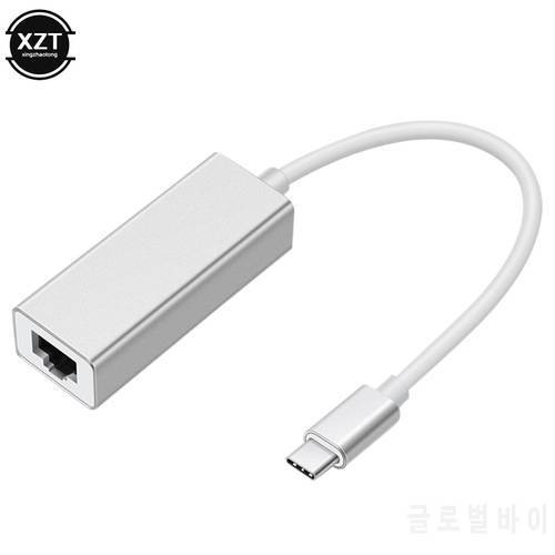 Ethernet Adapter Network Card USB Type-C To RJ45 10/100Mbps Lan Internet Cable For MacBook PC Windows XP 7 8 10 LUX