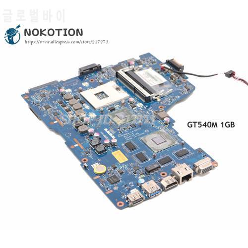 NOKOTION K000121720 PHQAA LA-6831P Main Board For Toshiba satellite P750 P755 Laptop motherboard GT540M HM65 DDR3 2D screen