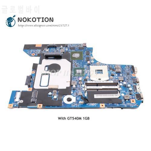 NOKOTION 48.4PA01.021 LZ57 Main Board For Lenovo Z570 Laptop Motherboard HM65 DDR3 GT540M 1GB graphics
