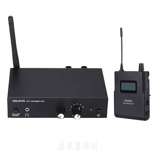 ANLEON S2 UHF Stereo Wireless Monitor System 4 Frequencies Professional Digital Stage In-Ear Monitor System Kits