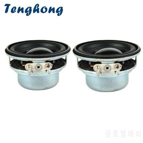 Tenghong 2pcs 36MM Mini Portable Audio Full Range Speakers 16 Core 4Ohm 3W PU Side Loudspeaker DIY Home Theater Sound System