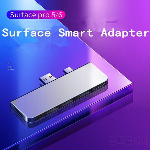 Microsoft SurfacePro 7/Pro 4/Pro 5/Pro 6 USB 3.0 card reader hub 4K HDMI 1000Mb Gigabit Ethernet adapter for SD/TF micro SD