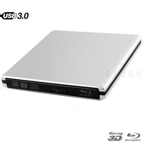 3D Bluray Drive BD-RE Burner USB 3.0 External DVD-RW CD/DVD/BD-ROM Player portable Superdrive for Laptop for Macbook PC ASUS IBM