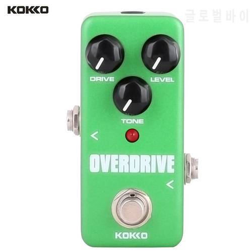 KOKKO FOD3 Overdrive Guitar Effect Pedal Mini Guiatr Pedal Portable True bypass Guitar Parts Guitar Accessories