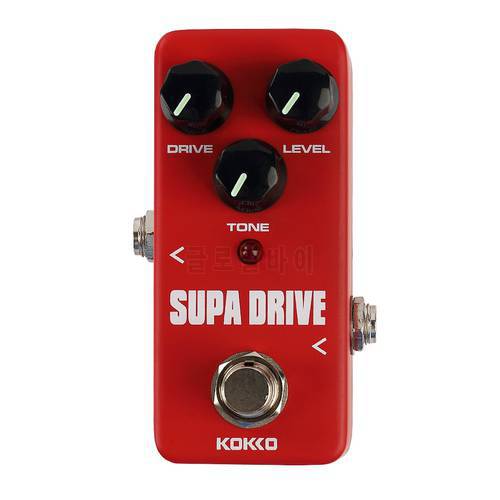 KOKKO FOD5 MINI Supa Drive Overdrive Electric Guitar Effects Pedal Guitar Effects Stompbox True Bypass